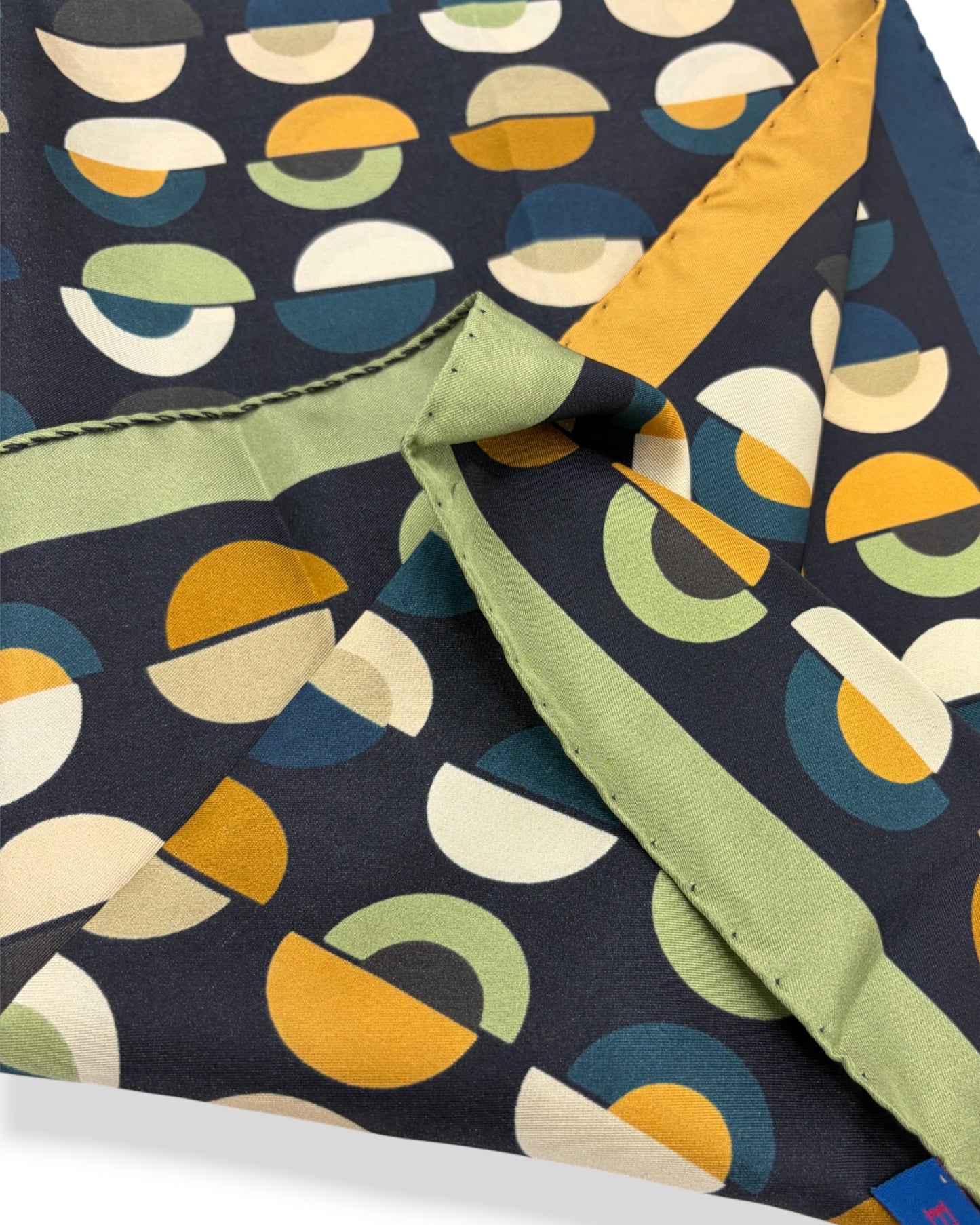 Barbieri Square Twill Silk Patterned Scarf