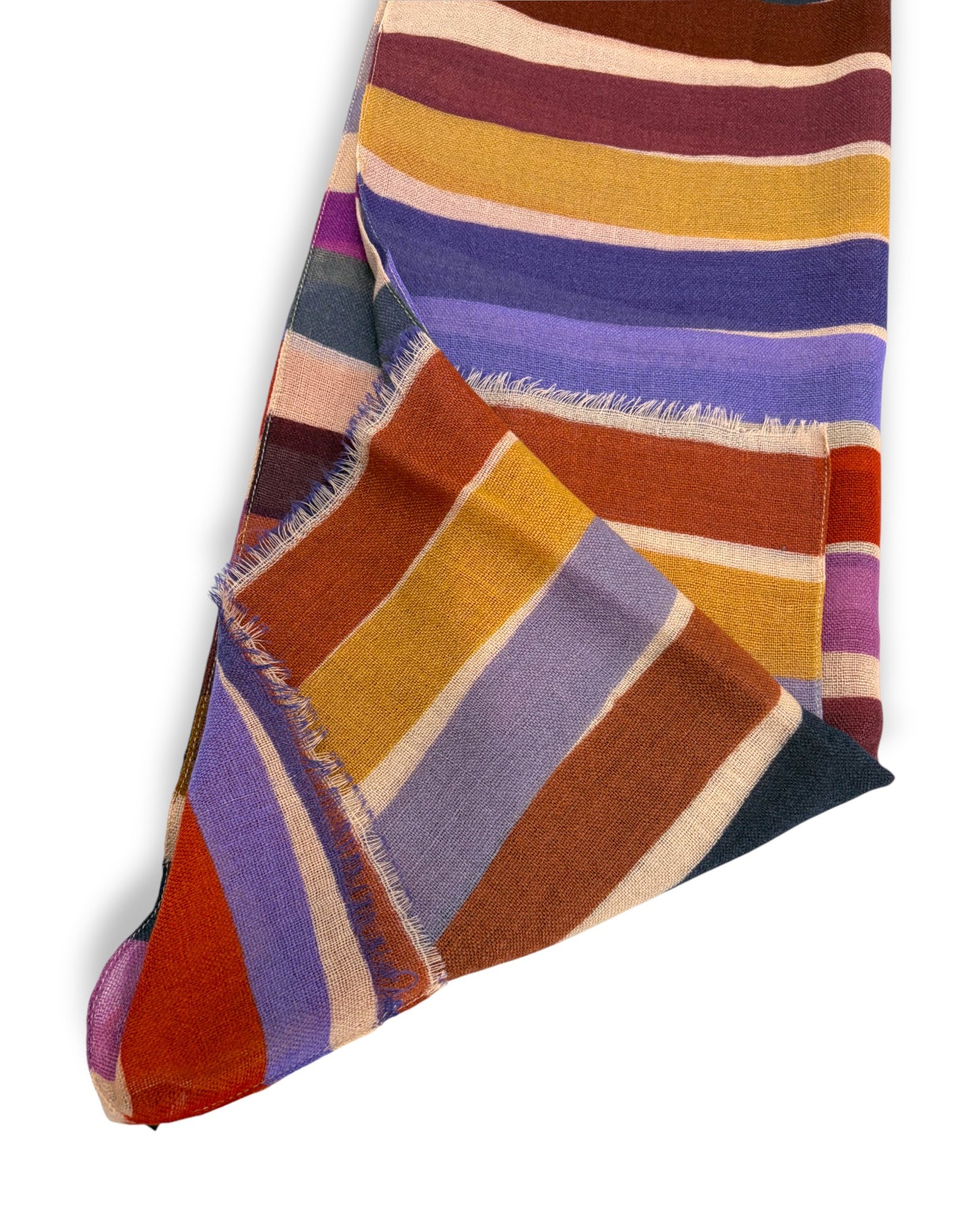 Barbieri Striped Wool Scarf