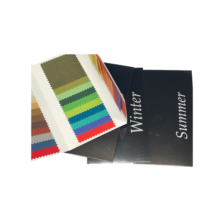4 Season Colour Analysis Fabric Wallet Book - 30 Shades – W10 Colours Inc