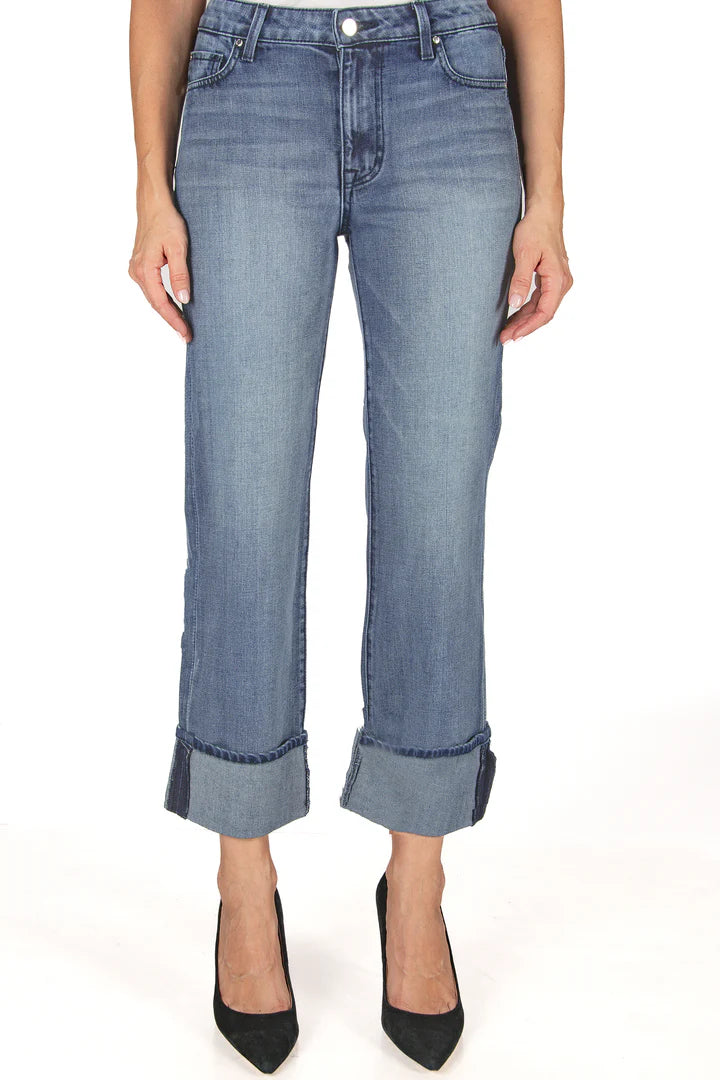 Fidelity Denim - Cali Cuff Acme Blue