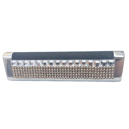 Swarovski Crystal Card Holder — Light Topaz, Gold | Handmade in Canada | W10 — one of a kind Swarovski crystal, handmade in Canada by W10 Colours