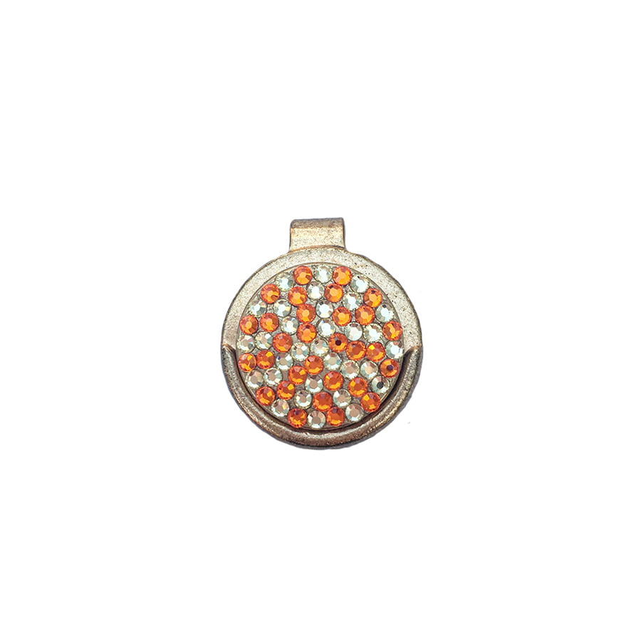 Swarovski Crystal Golf Ball Marker with Visor Clip colourway