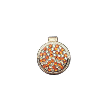 Swarovski Crystal Golf Ball Marker with Visor Clip colourway