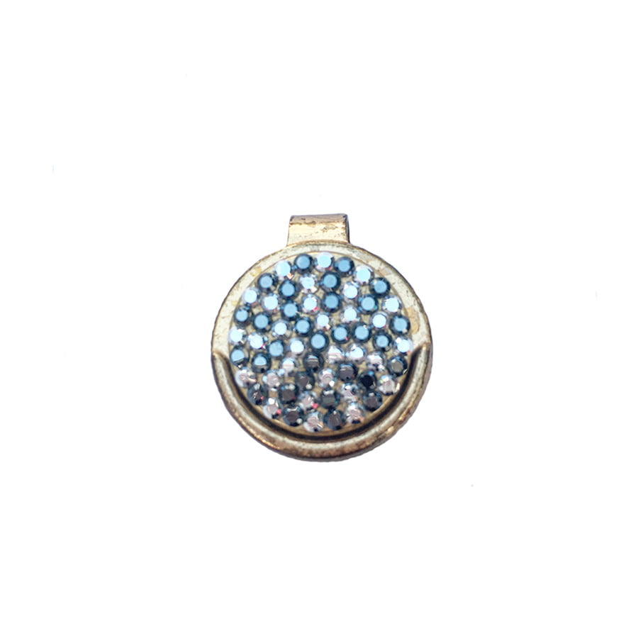 Swarovski Crystal Golf Ball Marker with Visor Clip colourway