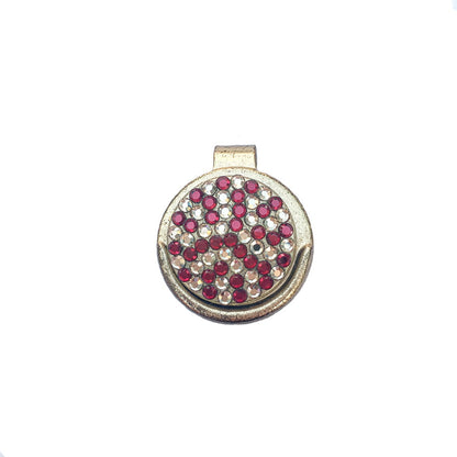 Swarovski Crystal Golf Ball Marker with Visor Clip colourway