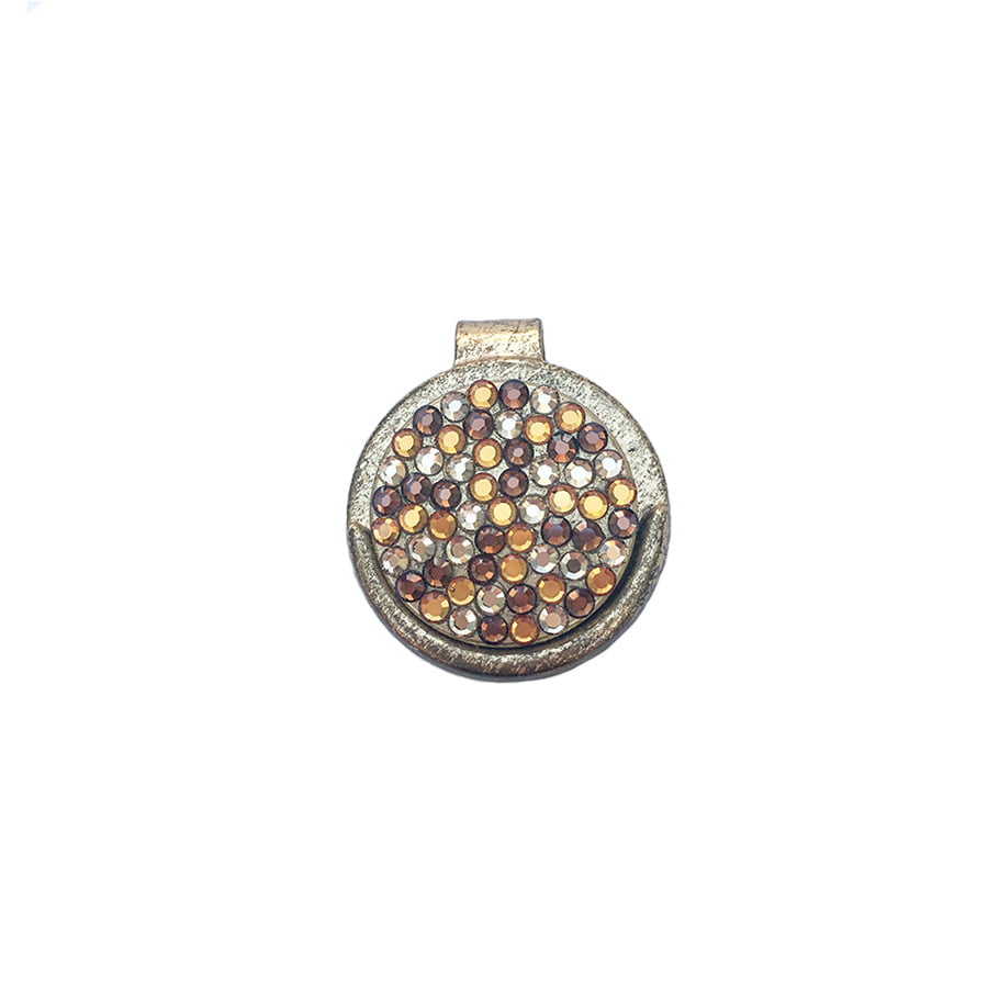 Swarovski Crystal Golf Ball Marker with Visor Clip colourway