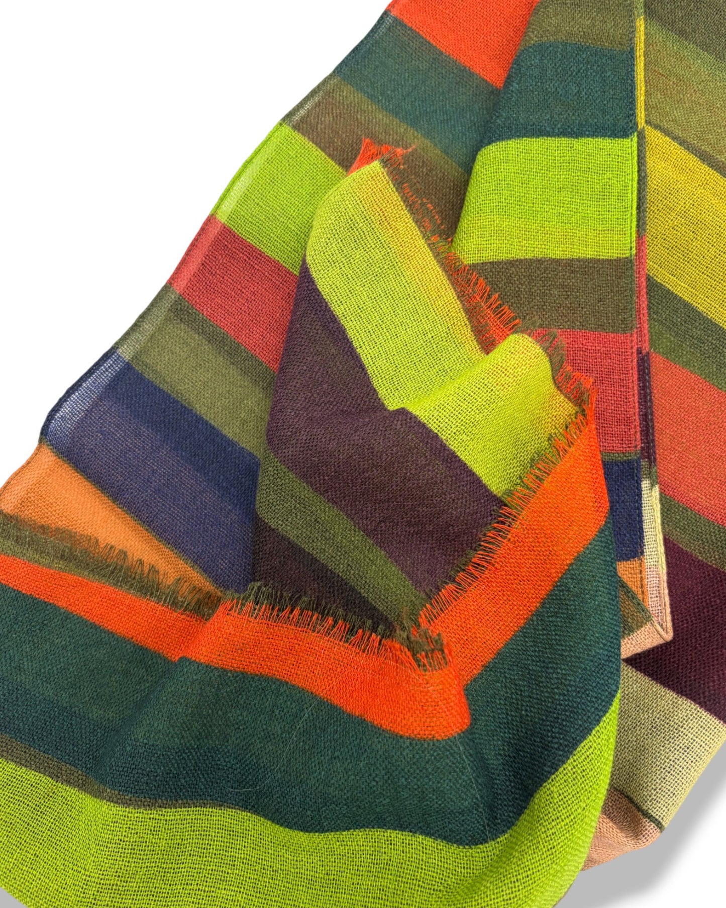 Barbieri Striped Wool Scarf
