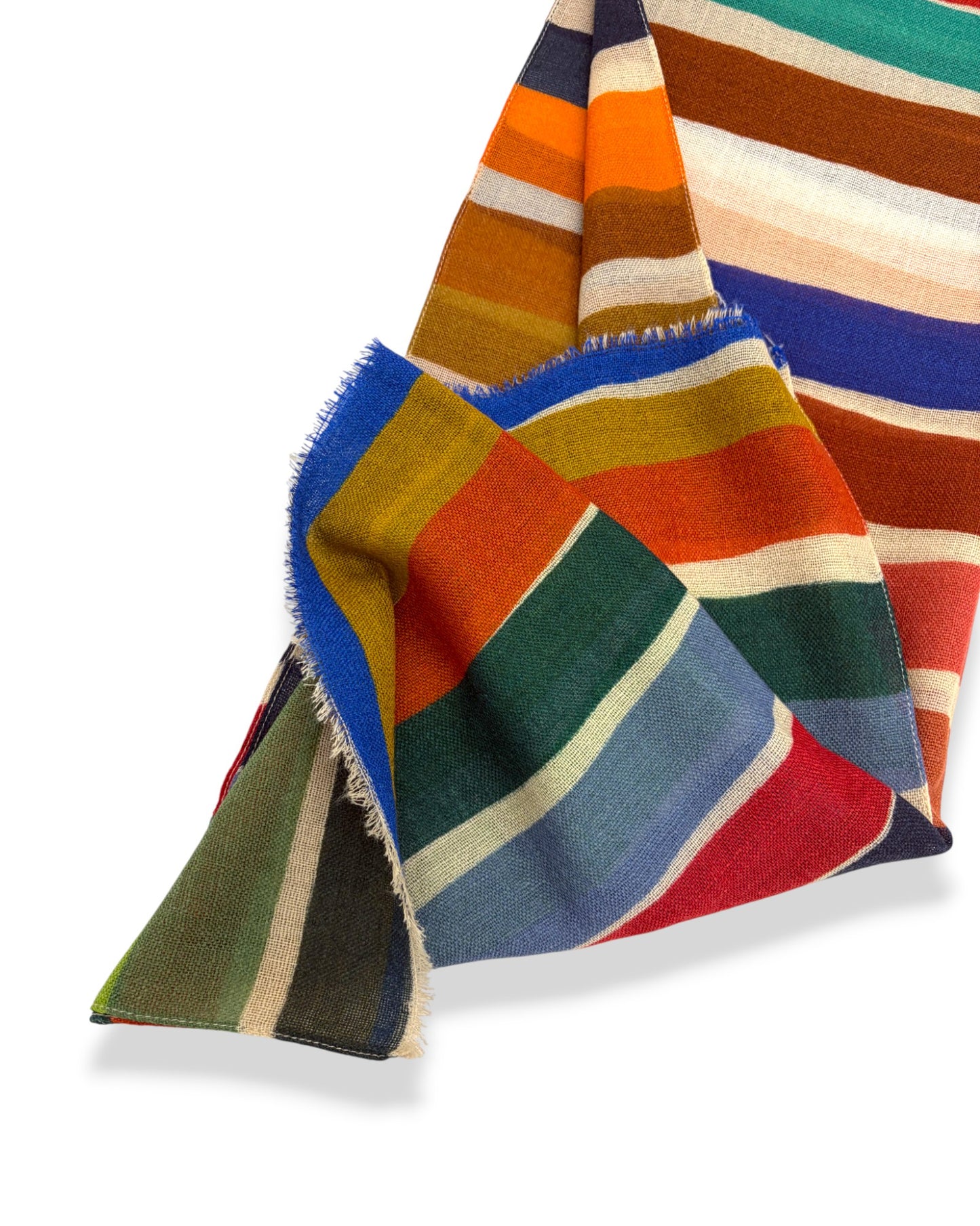 Barbieri Striped Wool Scarf