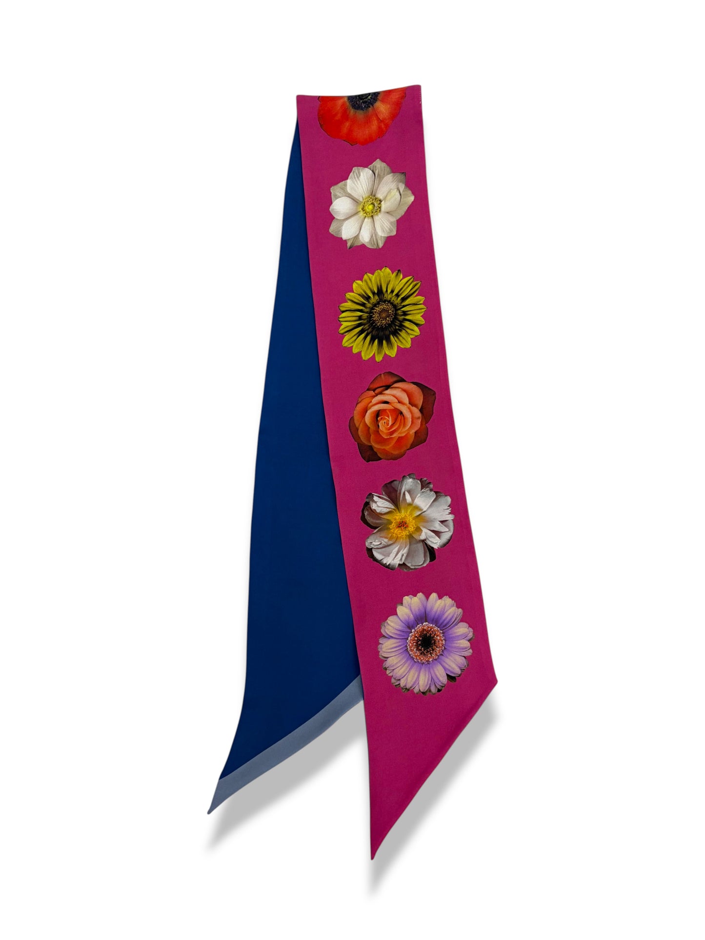 Barbieri Flower Twill Silk Tie Scarf