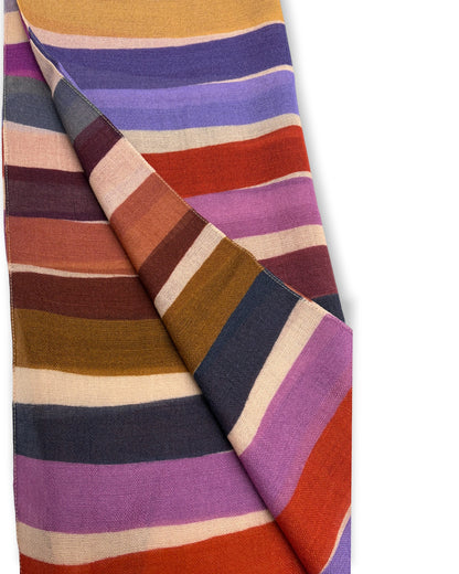 Barbieri Striped Wool Scarf