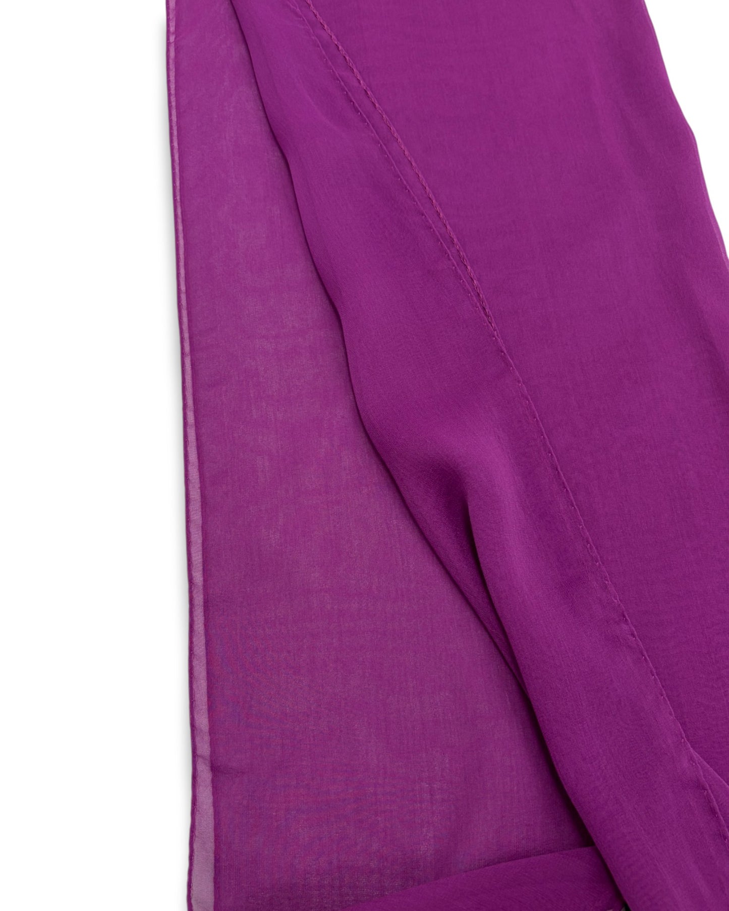 Barbieri Solid Silk Georgette Scarf