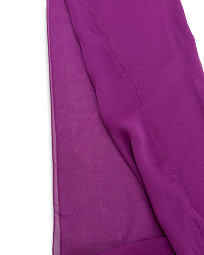 Barbieri Solid Silk Georgette Scarf