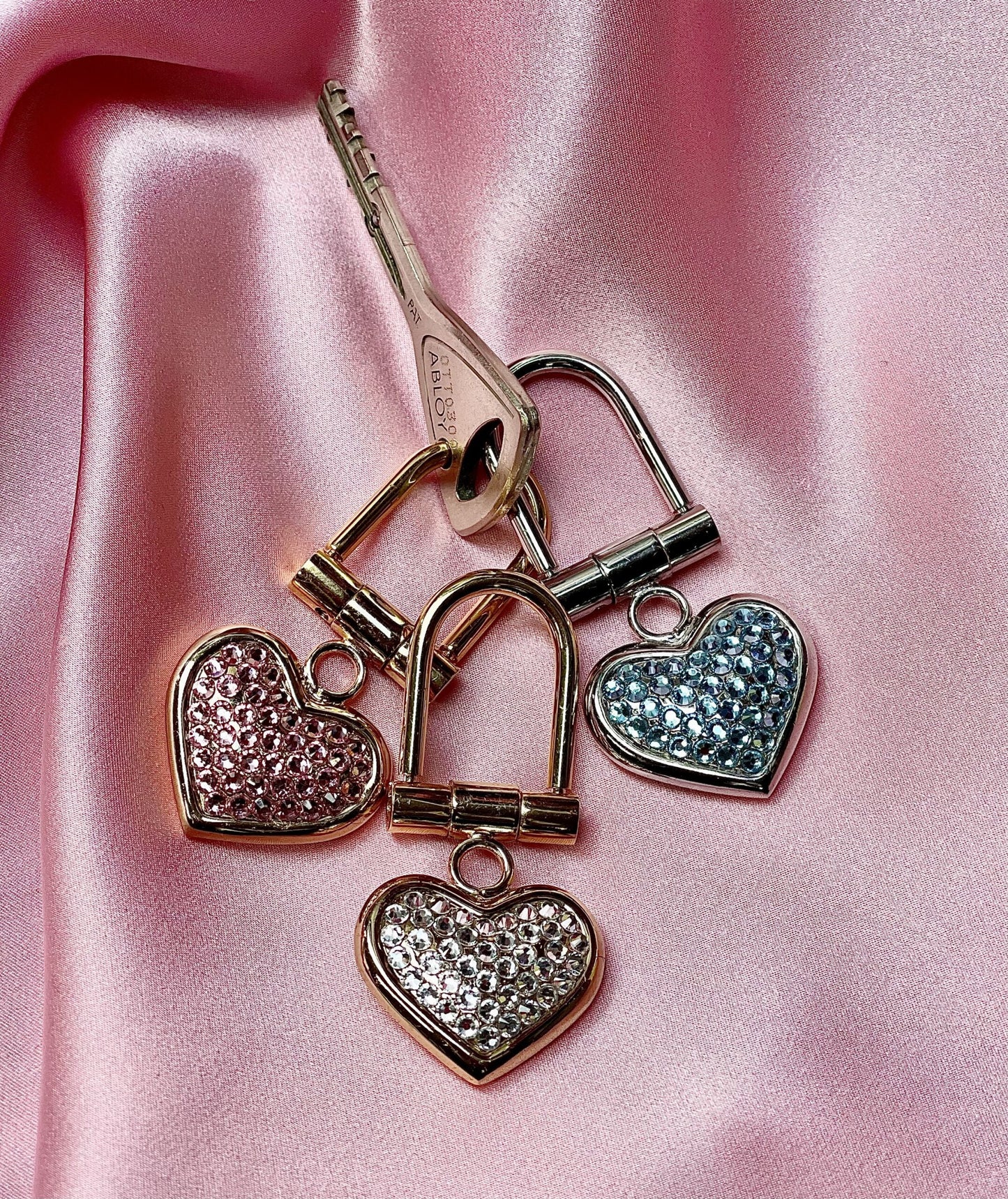 Swarovski Crystal Keychain — Clear Crystal, Gold | Handmade in Canada | W10 — one of a kind Swarovski crystal, handmade in Canada by W10 Colours