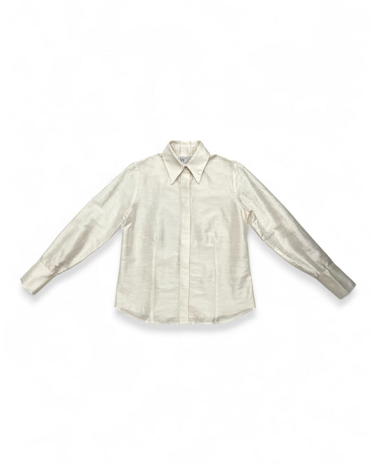 Sedona Shirt in Dupioni Silk