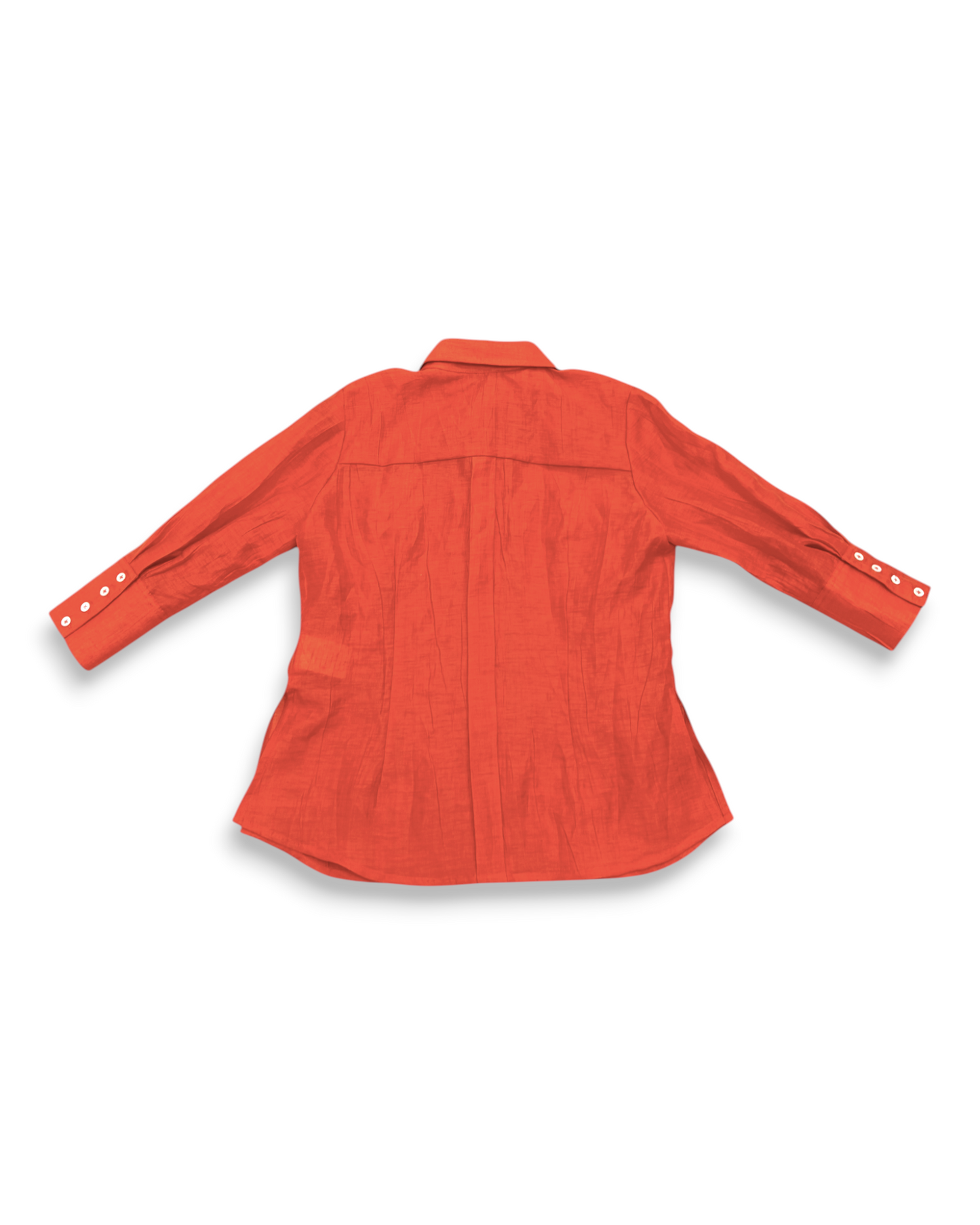 Siria Tunic Shirt in Crinkled Linen