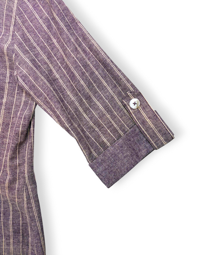 Delilah Shirt Dress in Organic Cotton & Hemp