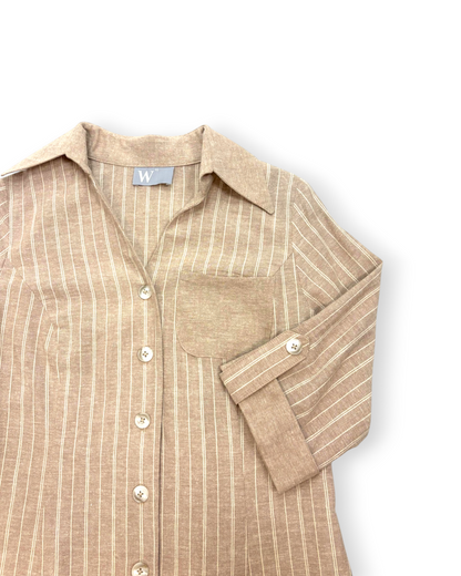 Delilah Shirt Dress in Organic Cotton & Hemp