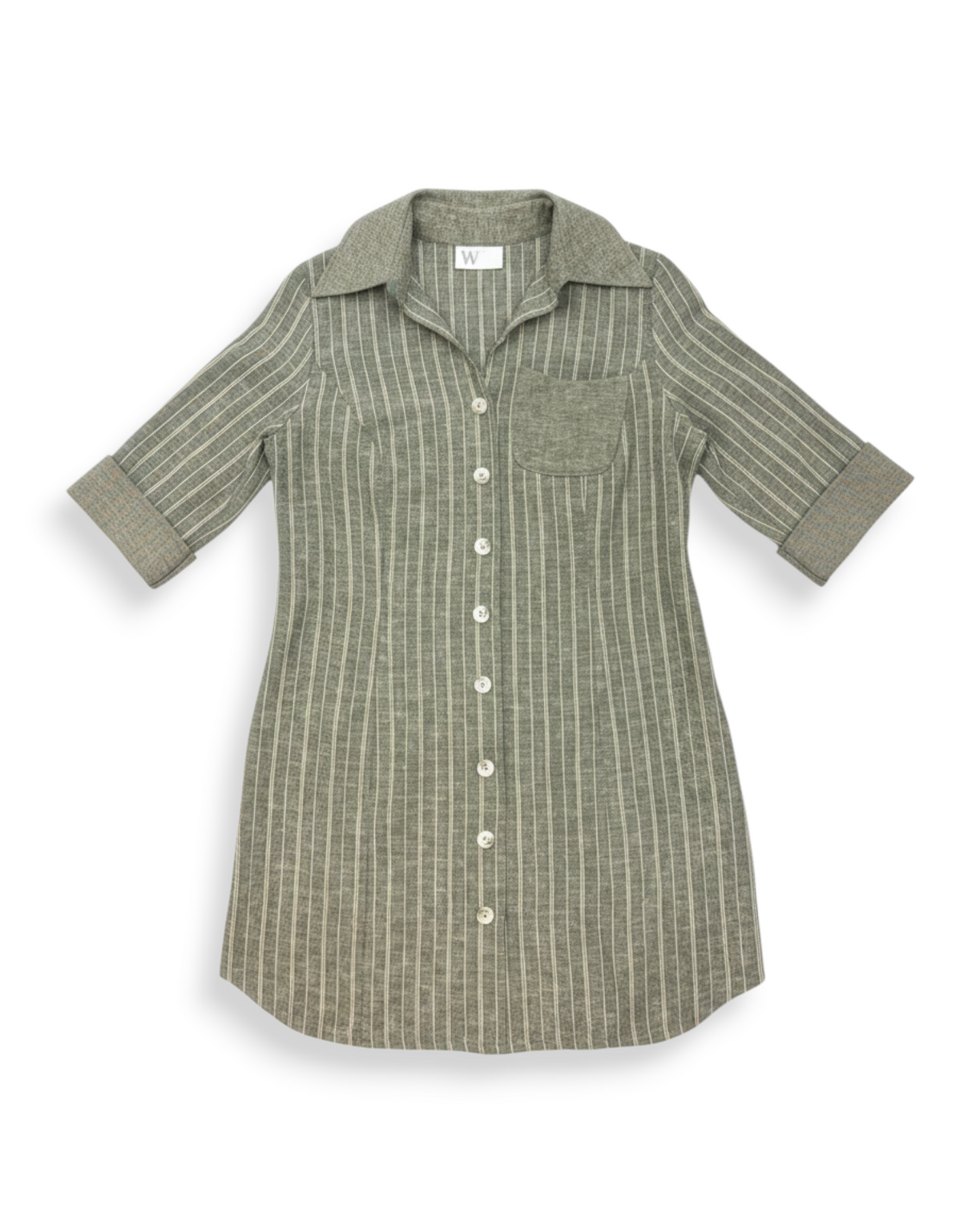 Delilah Shirt Dress in Organic Cotton & Hemp