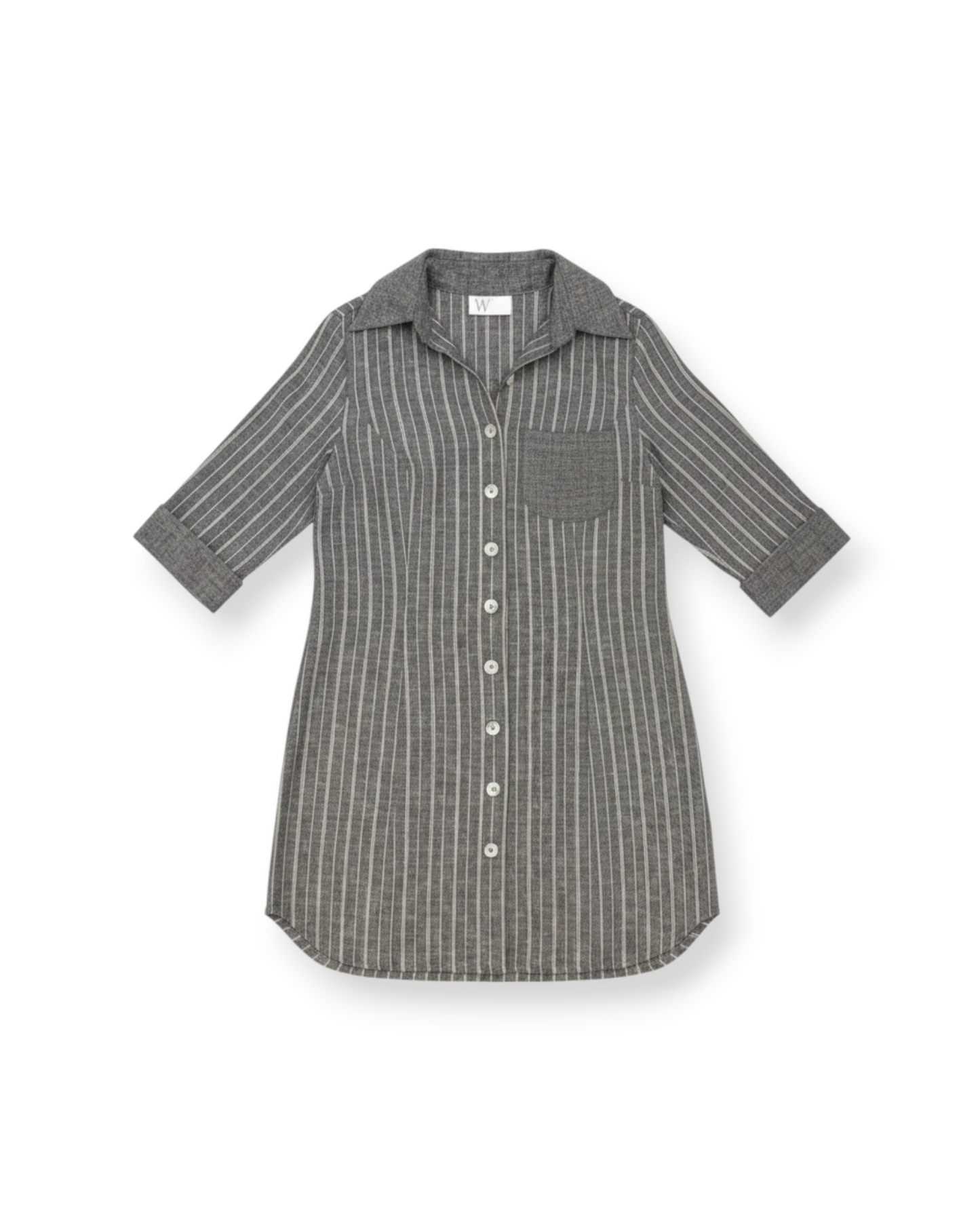 Delilah Shirt Dress in Organic Cotton & Hemp