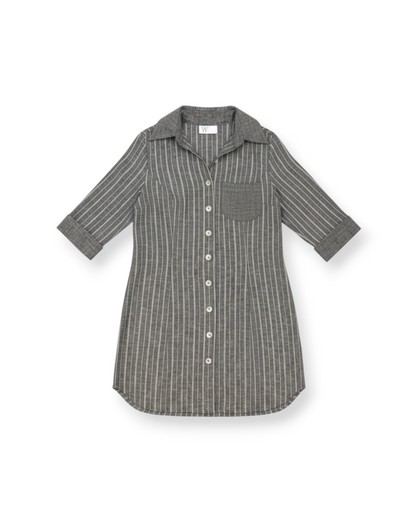 Delilah Shirt Dress in Organic Cotton & Hemp