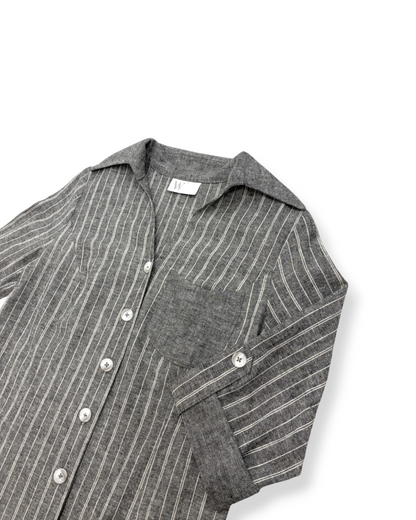 Delilah Shirt Dress in Organic Cotton & Hemp