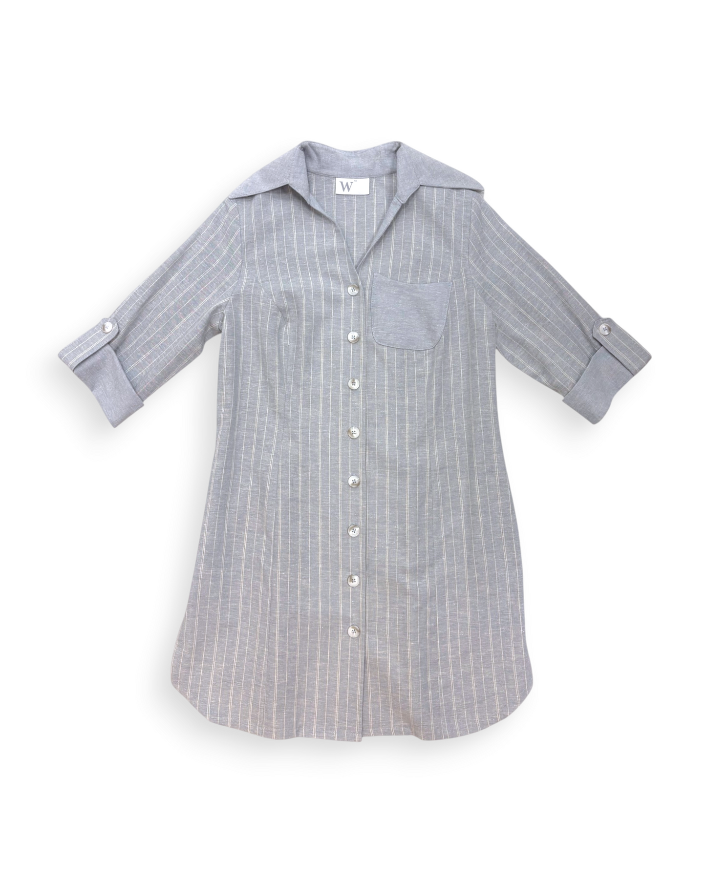 Delilah Shirt Dress in Organic Cotton & Hemp