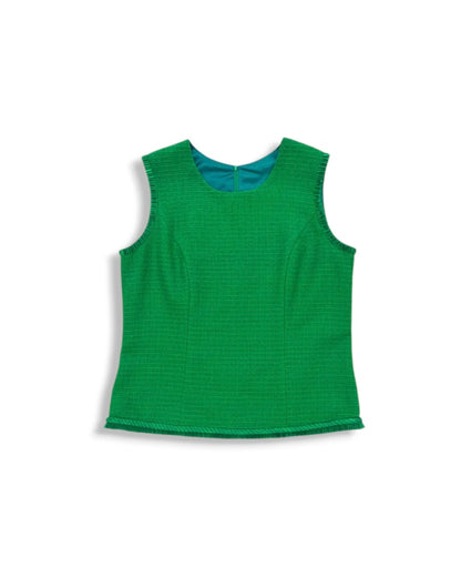 Jesse Top in Spanish Cotton Tweed