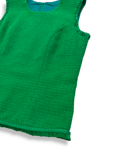 Jesse Top in Spanish Cotton Tweed