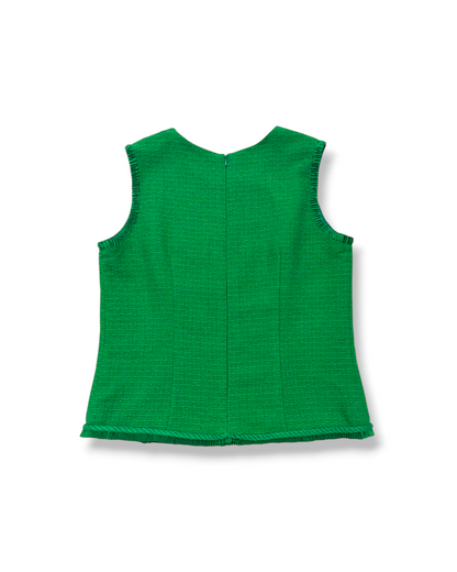 Jesse Top in Spanish Cotton Tweed