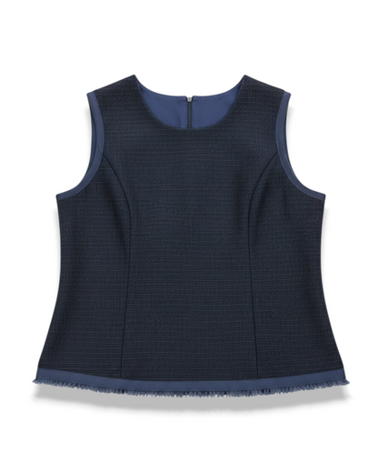Jesse Top in Spanish Cotton Tweed