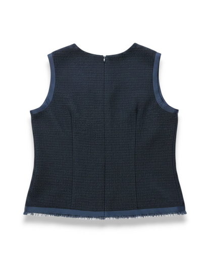 Jesse Top in Spanish Cotton Tweed