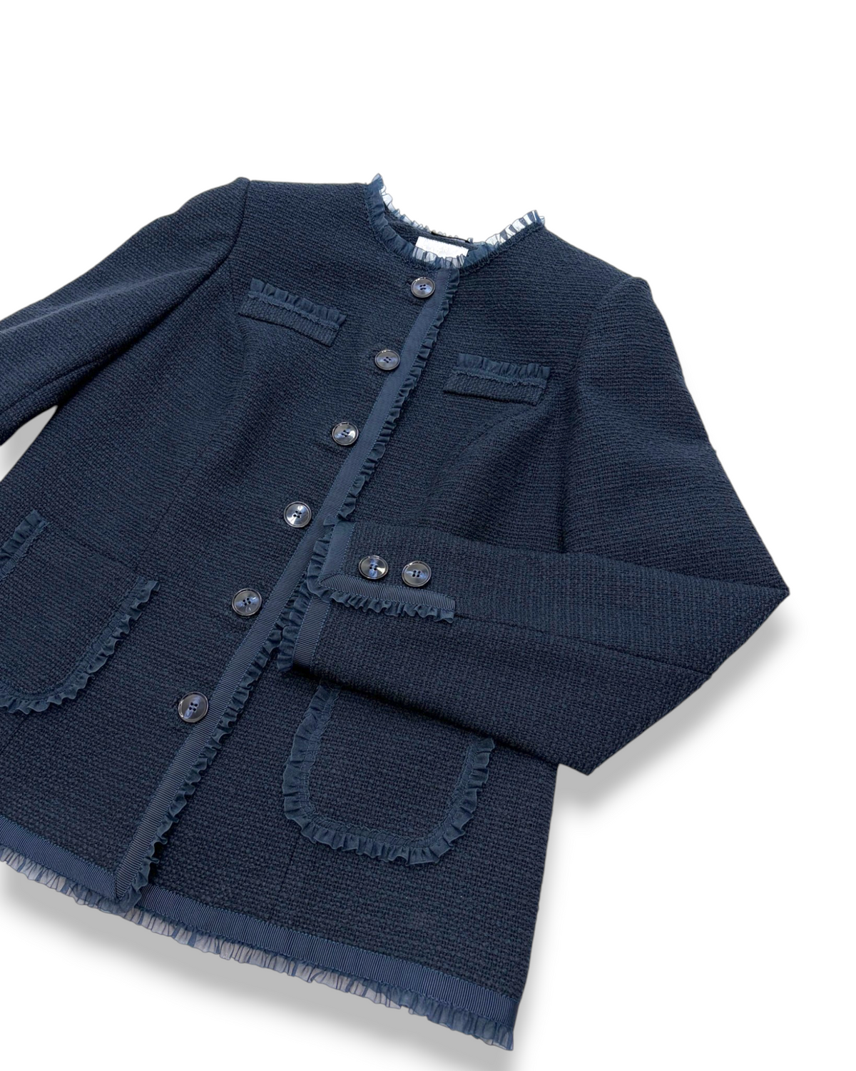 Toyén Tweed Jacket in Spanish Cotton Tweed