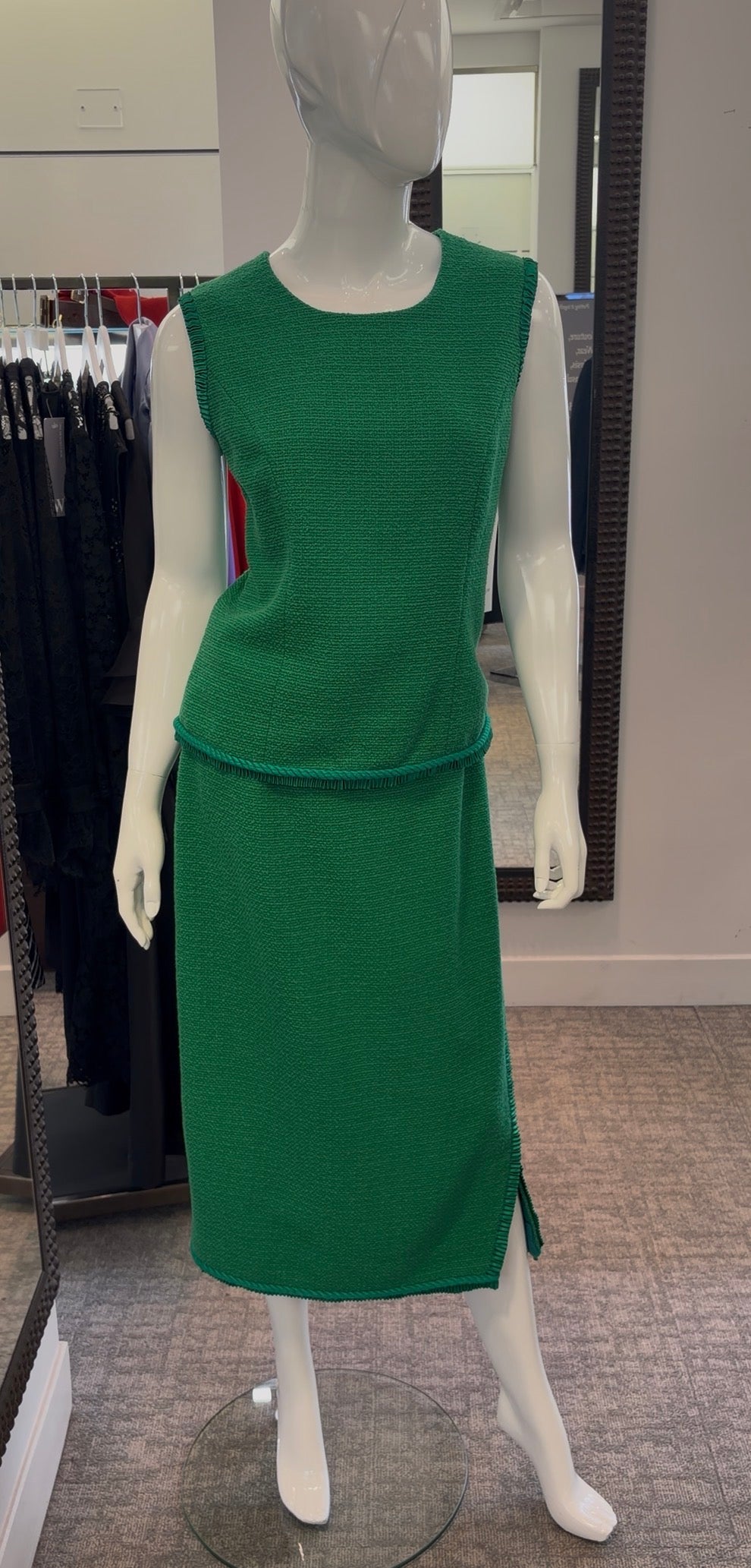 Jesse Top in Spanish Cotton Tweed