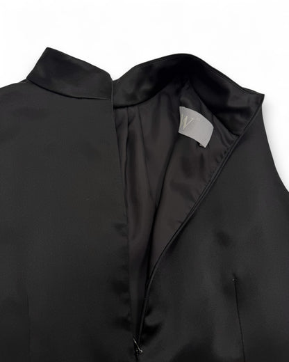 Safia Mock Neck Silk Top