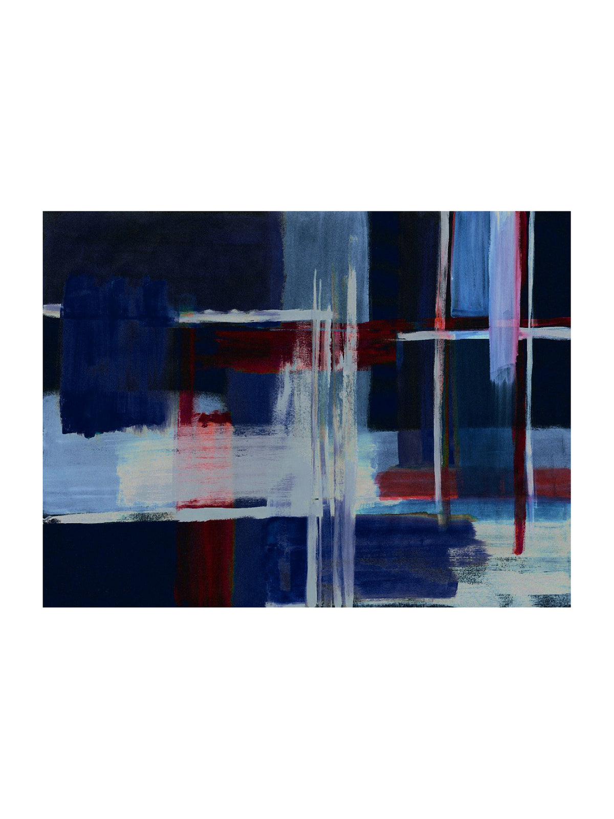 Barbieri Brushstroke Plaid Wool Wrap