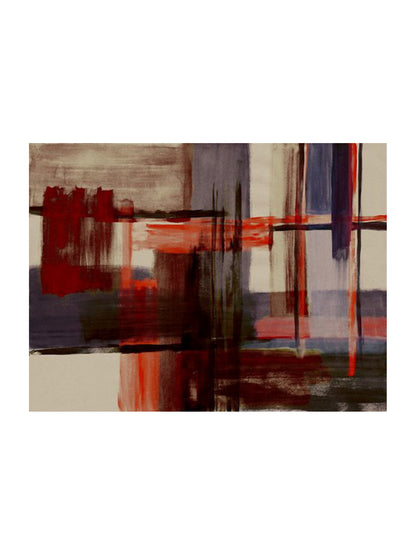 Barbieri Brushstroke Plaid Wool Wrap