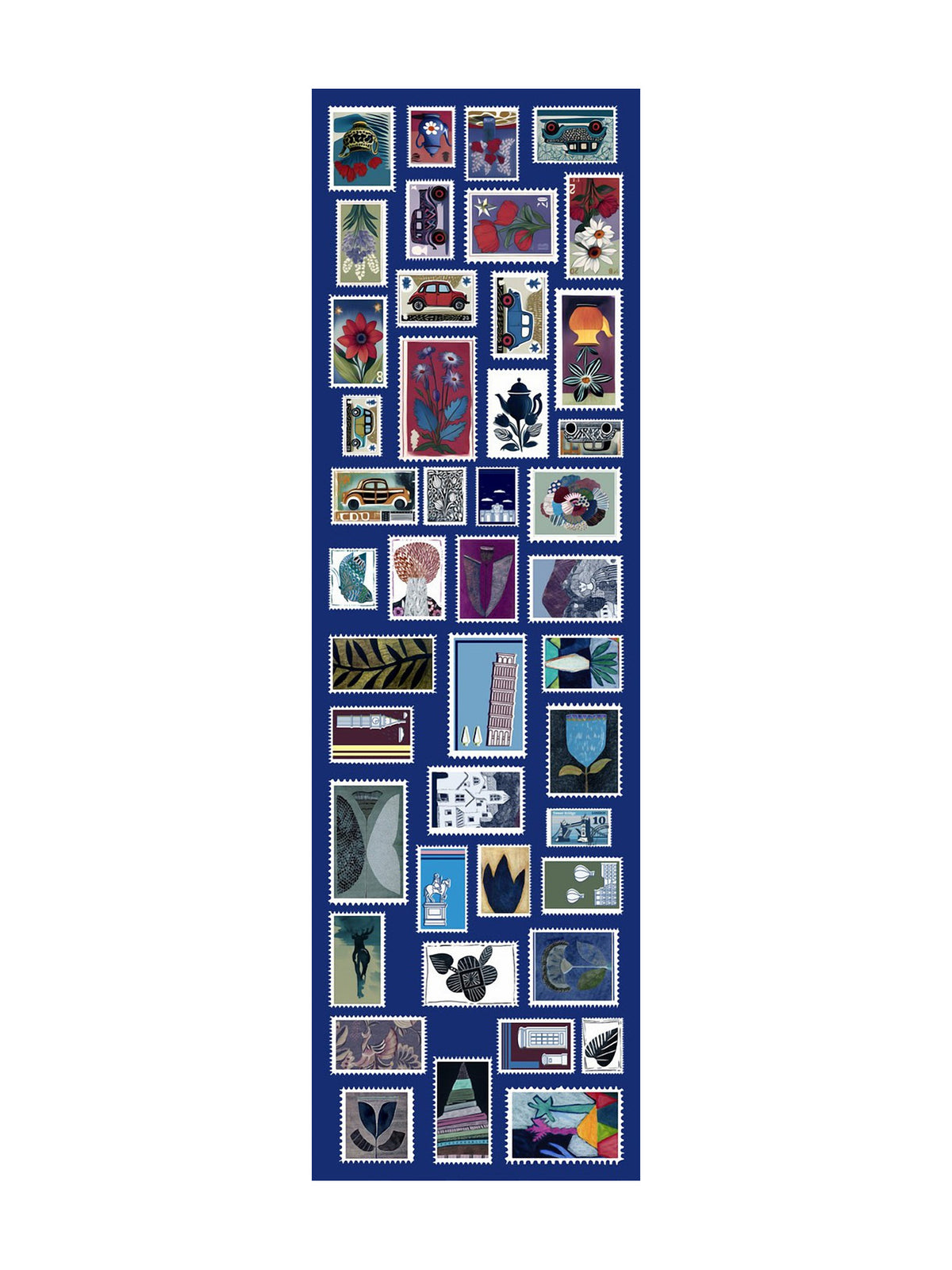 Barbieri Postage Stamp Wool Scarf