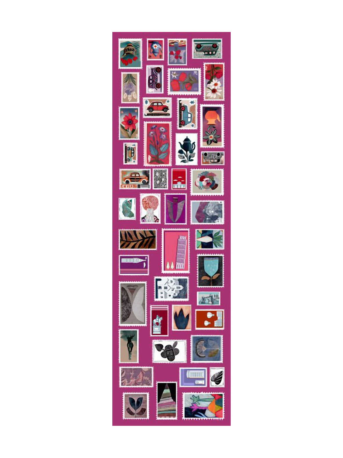 Barbieri Postage Stamp Wool Scarf