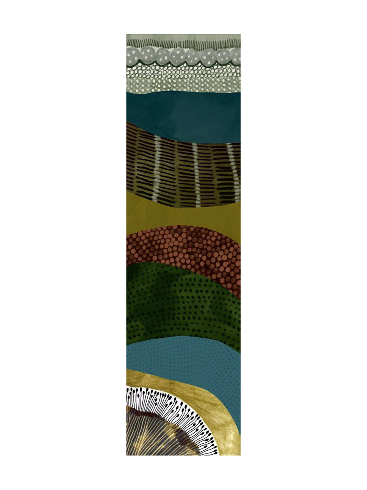 Barbieri Mosaic Arc Twill Silk Scarf