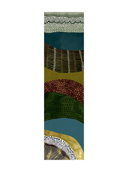 Barbieri Mosaic Arc Twill Silk Scarf