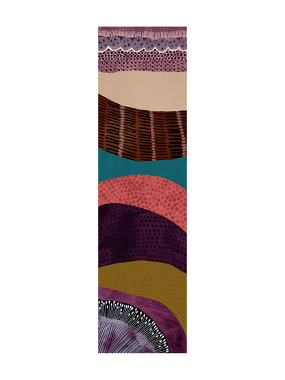 Barbieri Mosaic Arc Twill Silk Scarf