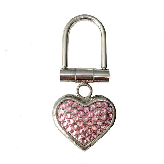Swarovski Crystal Keychain — Light Rose, Silver | Handmade in Canada | W10 — one of a kind Swarovski crystal, handmade in Canada by W10 Colours