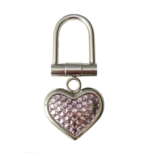 Swarovski Crystal Keychain — Light Amethyst, Silver | Handmade in Canada | W10 — one of a kind Swarovski crystal, handmade in Canada by W10 Colours