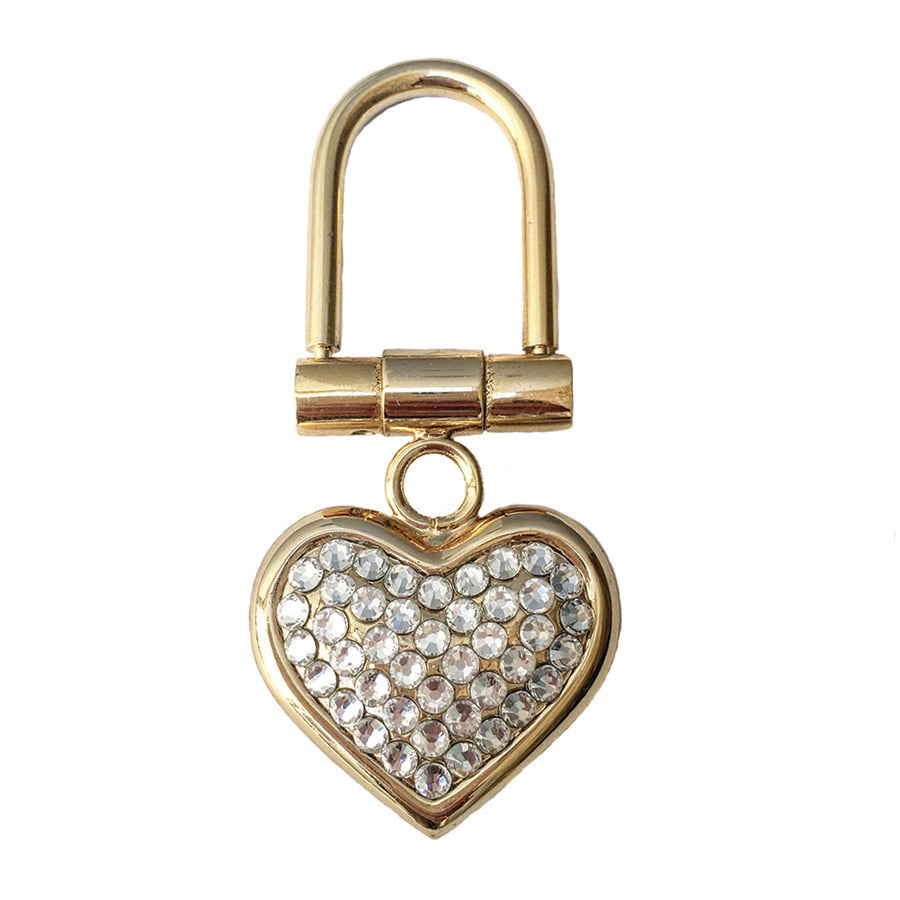 Swarovski Crystal Keychain — Clear Crystal, Gold | Handmade in Canada | W10 — one of a kind Swarovski crystal, handmade in Canada by W10 Colours