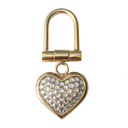 Swarovski Crystal Keychain — Clear Crystal, Gold | Handmade in Canada | W10 — one of a kind Swarovski crystal, handmade in Canada by W10 Colours
