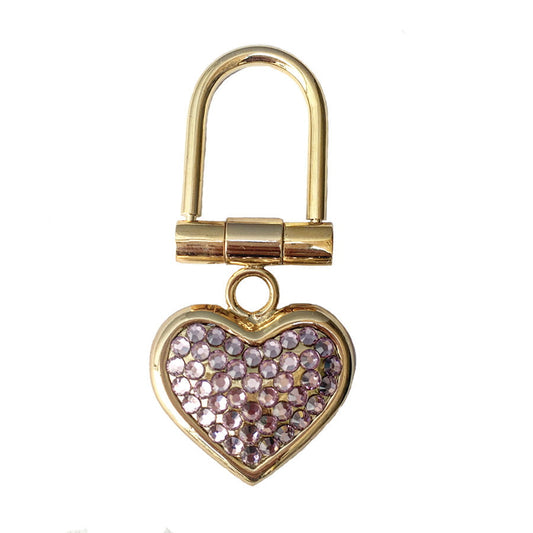 Swarovski Crystal Keychain — Light Amethyst, Gold | Handmade in Canada | W10 — one of a kind Swarovski crystal, handmade in Canada by W10 Colours