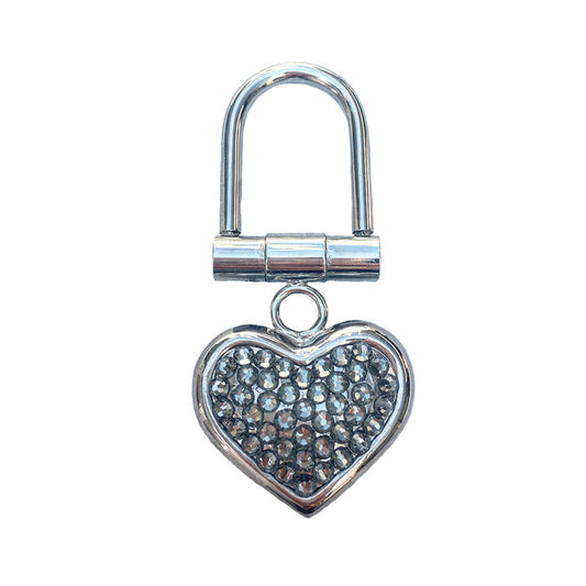Swarovski Crystal Keychain — Clear Crystal, Silver | Handmade in Canada | W10 — one of a kind Swarovski crystal, handmade in Canada by W10 Colours
