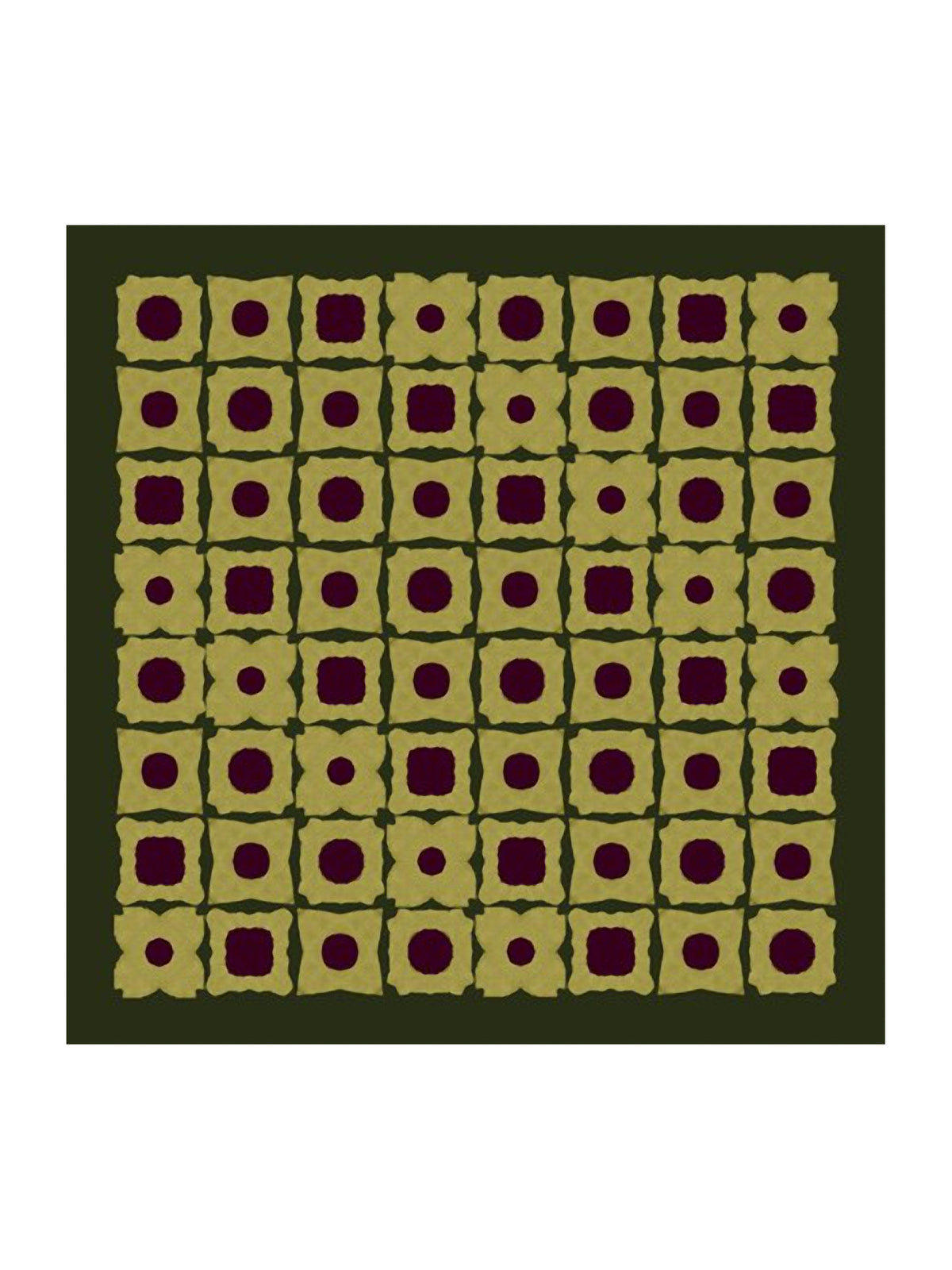 Barbieri Tile Twill Silk Square