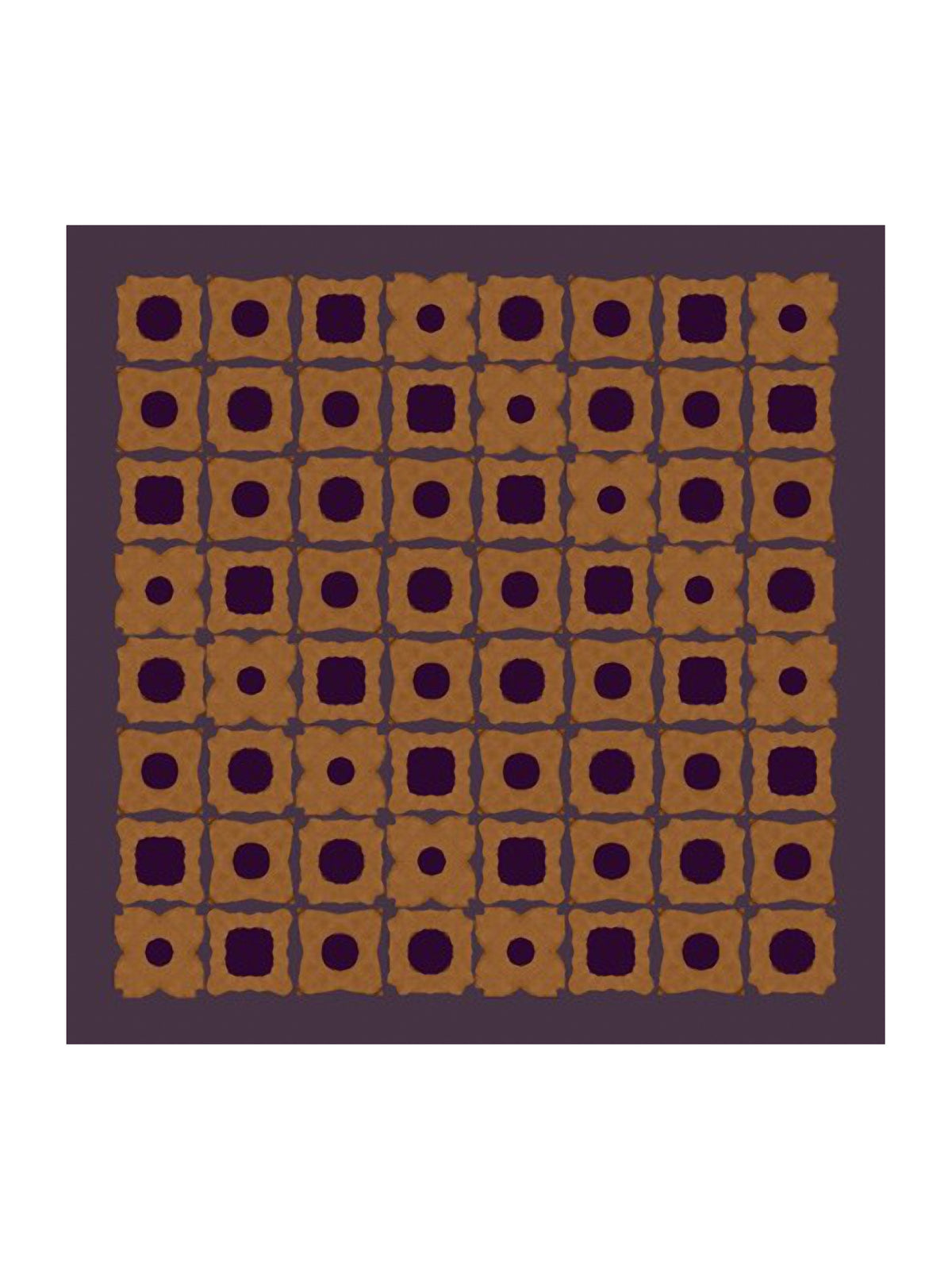 Barbieri Tile Twill Silk Square