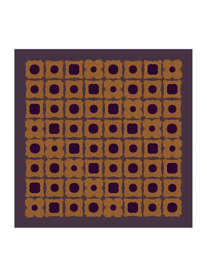 Barbieri Tile Twill Silk Square